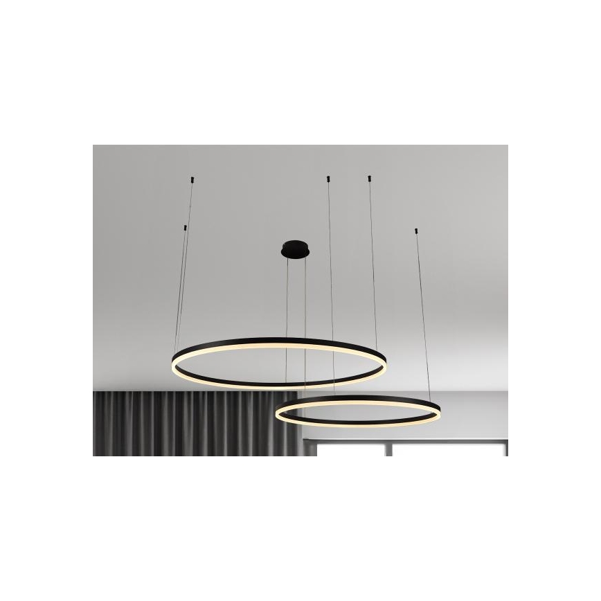 Lampadario a sospensione con filo LED dimmerabile LED/100W/230V 3000-6500K + telecomando