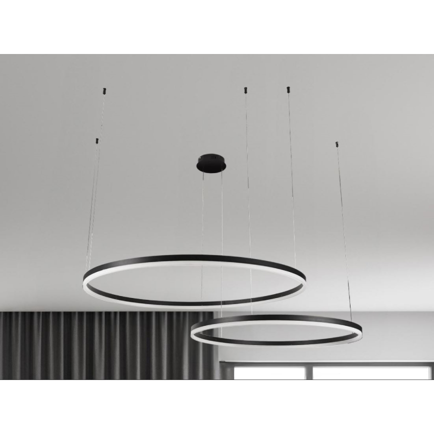 Lampadario a sospensione con filo LED dimmerabile LED/100W/230V 3000-6500K + telecomando