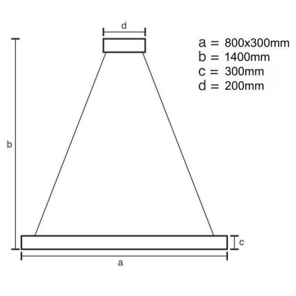 LED Dimmerabile cristallo lampadario su filo LED/110W/230V 3000-6500K oro + telecomando