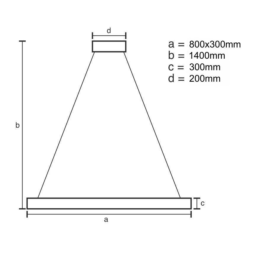LED Dimmerabile cristallo lampadario su filo LED/110W/230V 3000-6500K oro + telecomando