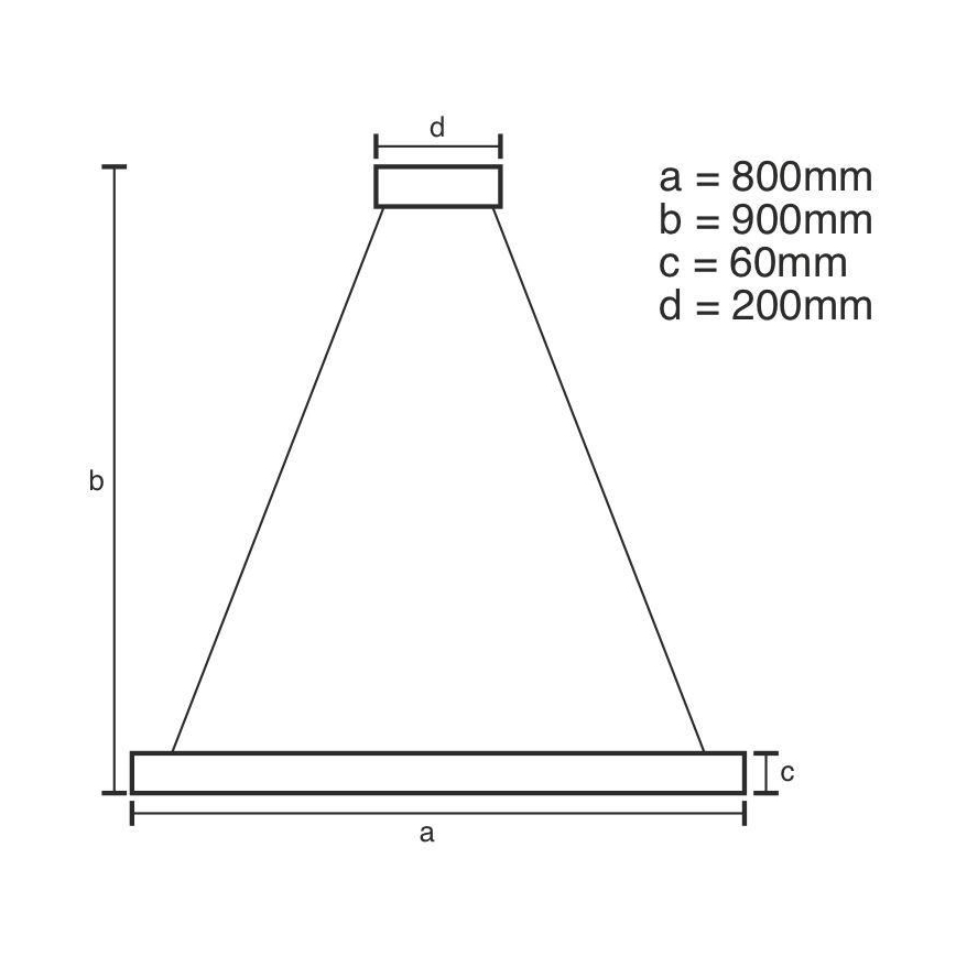 Lampadario a sospensione con filo LED dimmerabile LED/110W/230V 3000-6500K diametro 80 cm + telecomando