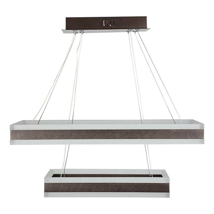 Lampadario a sospensione con filo LED dimmerabile LED/113W/230V 3000K marrone