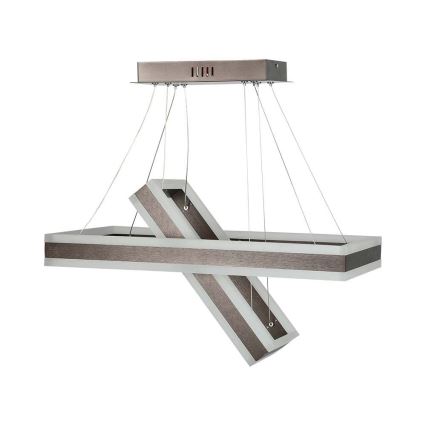 Lampadario a sospensione con filo LED dimmerabile LED/113W/230V 3000K marrone