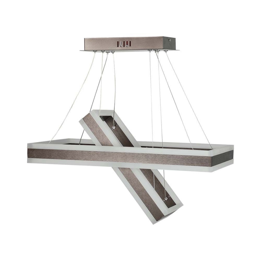 Lampadario a sospensione con filo LED dimmerabile LED/113W/230V 3000K marrone