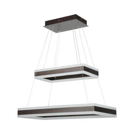 Lampadario a sospensione con filo LED dimmerabile LED/113W/230V 3000K marrone