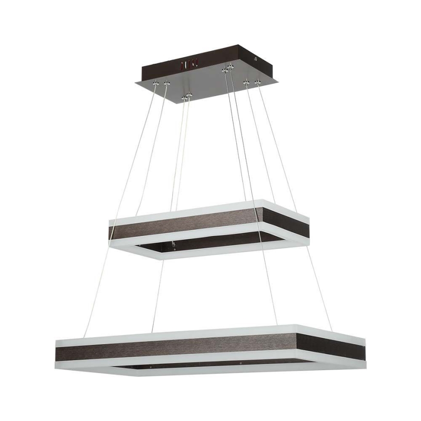 Lampadario a sospensione con filo LED dimmerabile LED/113W/230V 3000K marrone