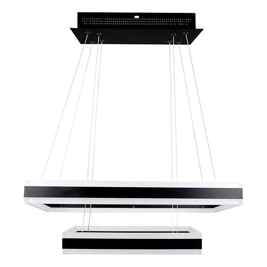 Lampadario a sospensione con filo LED dimmerabile LED/113W/230V 3000K nero
