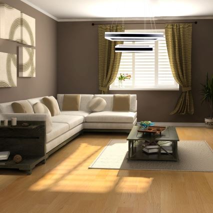 Lampadario a sospensione con filo LED dimmerabile LED/113W/230V 3000K nero