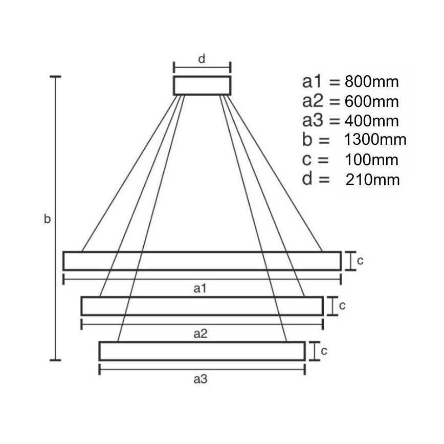 LED Lampadario di cristallo dimmerabile a filo LED/115W/230V 3000-6500K cromo lucido + telecomando