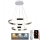Lampadario a sospensione con filo LED dimmerabile LED/120W/230V 3000-6500K diametro 60 cm + telecomando