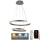 Lampadario a sospensione con filo LED dimmerabile LED/120W/230V 3000-6500K diametro 60 cm + telecomando