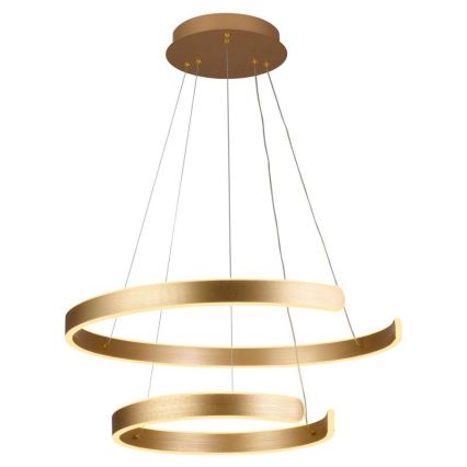 Lampadario a sospensione con filo LED dimmerabile LED/120W/230V 3000-6500K diametro 60 cm + telecomando