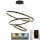 Lampadario a sospensione con filo LED dimmerabile LED/125W/230V 3000-6500K diametro 80 cm + telecomando