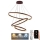 Lampadario a sospensione con filo LED dimmerabile LED/125W/230V 3000-6500K diametro 80 cm + telecomando