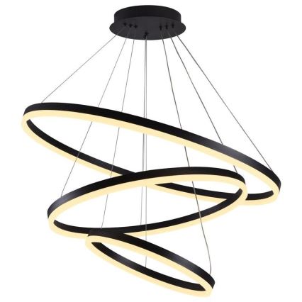 Lampadario a sospensione con filo LED dimmerabile LED/125W/230V 3000-6500K diametro 80 cm + telecomando
