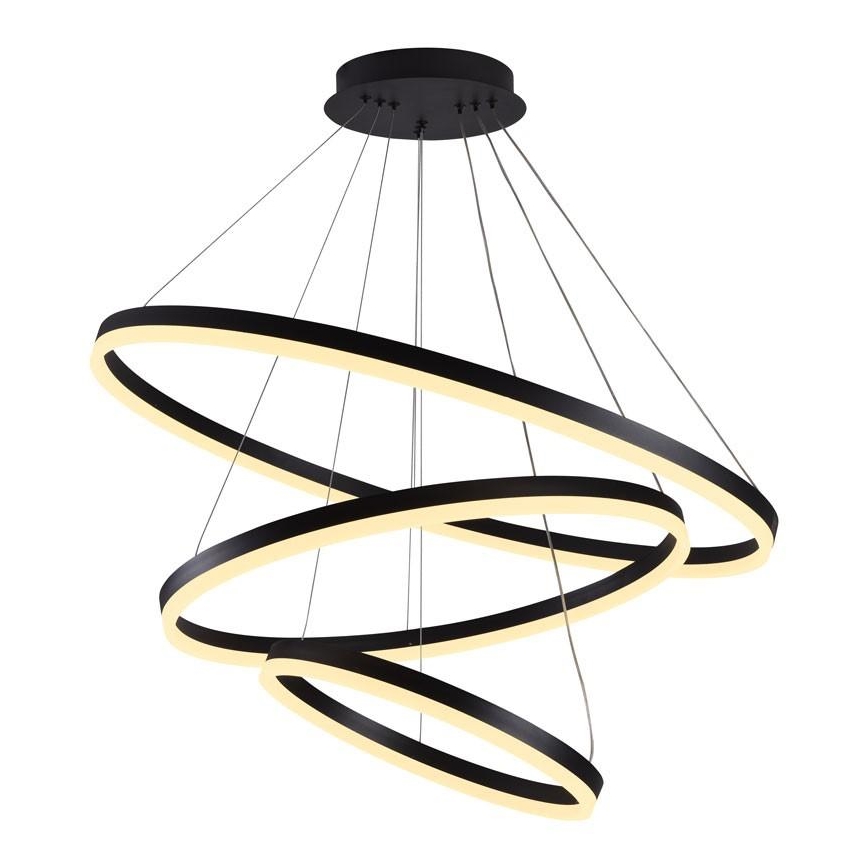 Lampadario a sospensione con filo LED dimmerabile LED/125W/230V 3000-6500K diametro 80 cm + telecomando