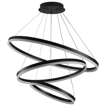 Lampadario a sospensione con filo LED dimmerabile LED/125W/230V 3000-6500K diametro 80 cm + telecomando