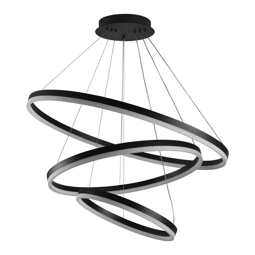 Lampadario a sospensione con filo LED dimmerabile LED/125W/230V 3000-6500K diametro 80 cm + telecomando