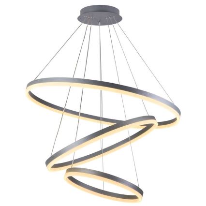 Lampadario a sospensione con filo LED dimmerabile LED/125W/230V 3000-6500K diametro 80 cm + telecomando