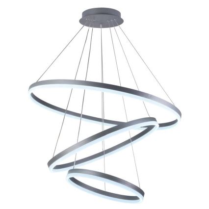 Lampadario a sospensione con filo LED dimmerabile LED/125W/230V 3000-6500K diametro 80 cm + telecomando