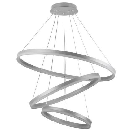 Lampadario a sospensione con filo LED dimmerabile LED/125W/230V 3000-6500K diametro 80 cm + telecomando