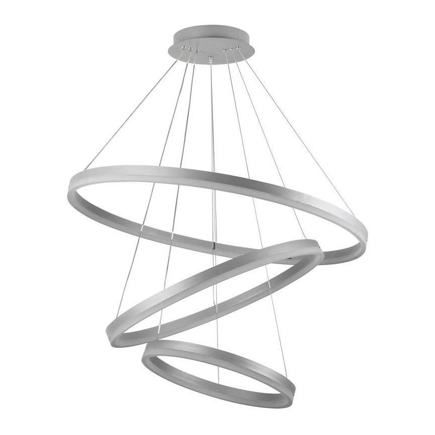 Lampadario a sospensione con filo LED dimmerabile LED/125W/230V 3000-6500K diametro 80 cm + telecomando