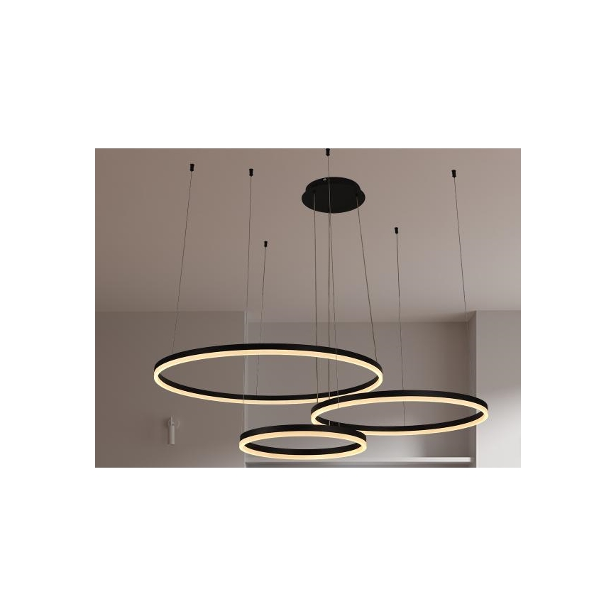 Lampadario a sospensione con filo LED dimmerabile LED/125W/230V 3000-6500K + telecomando