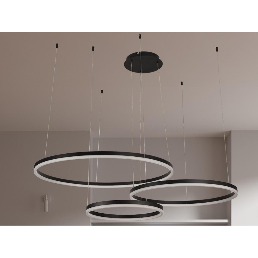 Lampadario a sospensione con filo LED dimmerabile LED/125W/230V 3000-6500K + telecomando