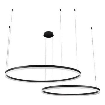 Lampadario a sospensione con filo LED dimmerabile LED/128W/230V 3000-6500K + telecomando