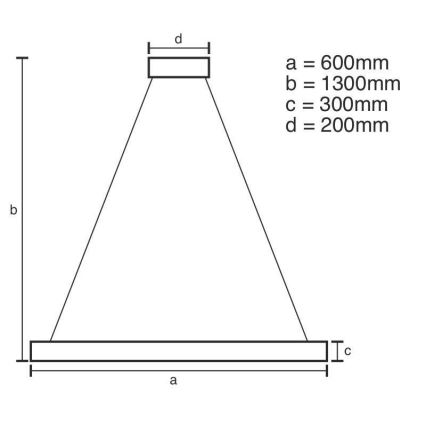 LED Dimmerabile cristallo lampadario su filo LED/130W/230V 3000-6500K oro + telecomando