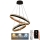 Lampadario a sospensione con filo LED dimmerabile LED/140W/230V 3000-6500K diametro 60 cm + telecomando