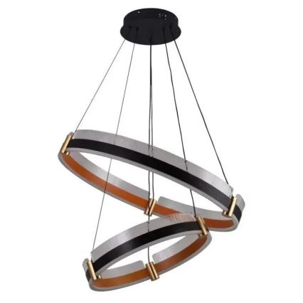 Lampadario a sospensione con filo LED dimmerabile LED/140W/230V 3000-6500K diametro 60 cm + telecomando
