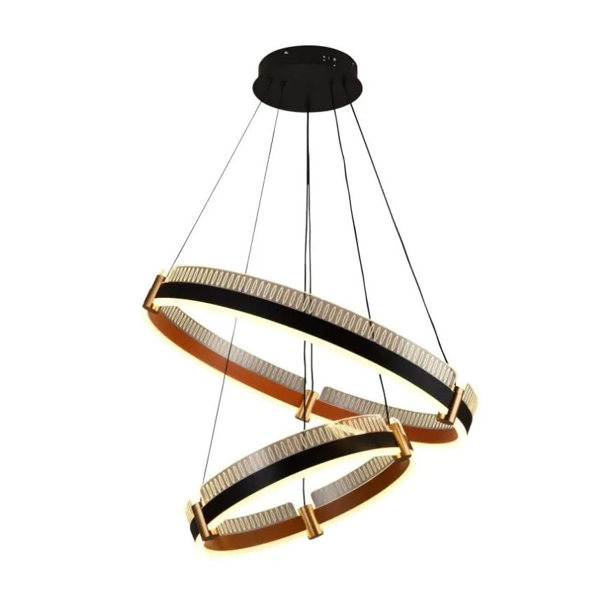 Lampadario a sospensione con filo LED dimmerabile LED/140W/230V 3000-6500K diametro 60 cm + telecomando