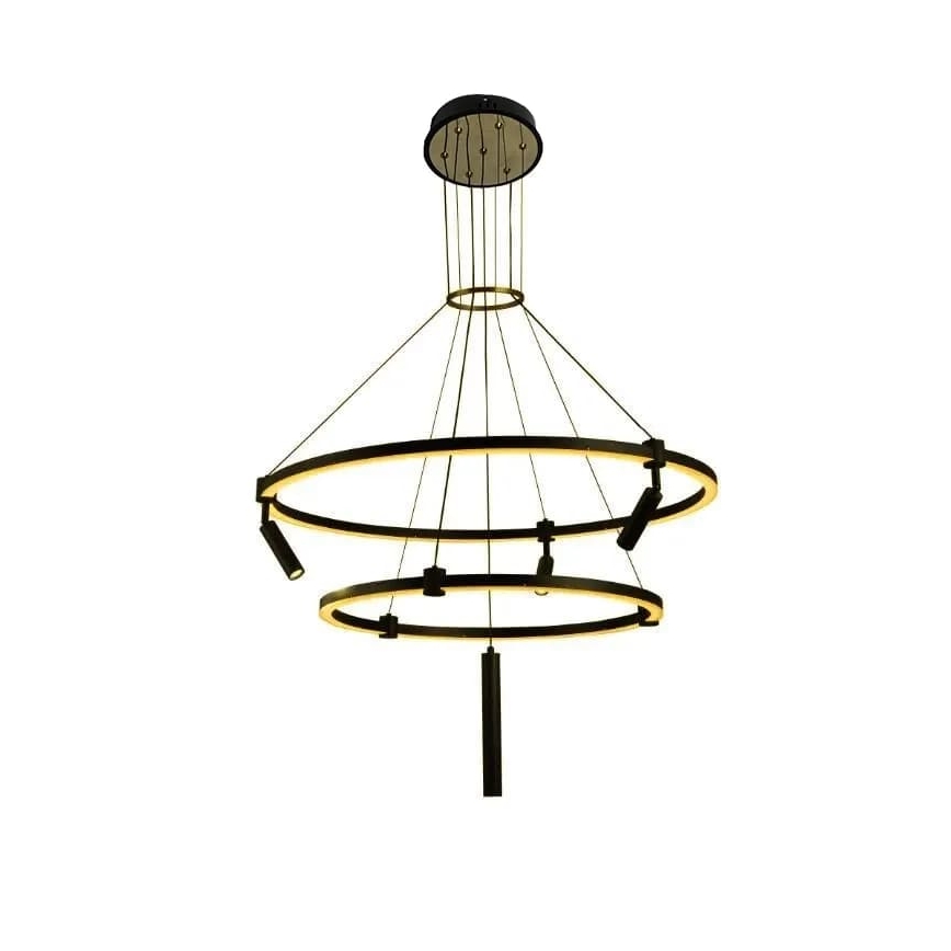 Lampadario a sospensione con filo LED dimmerabile LED/140W/230V 3000-6500K + telecomando