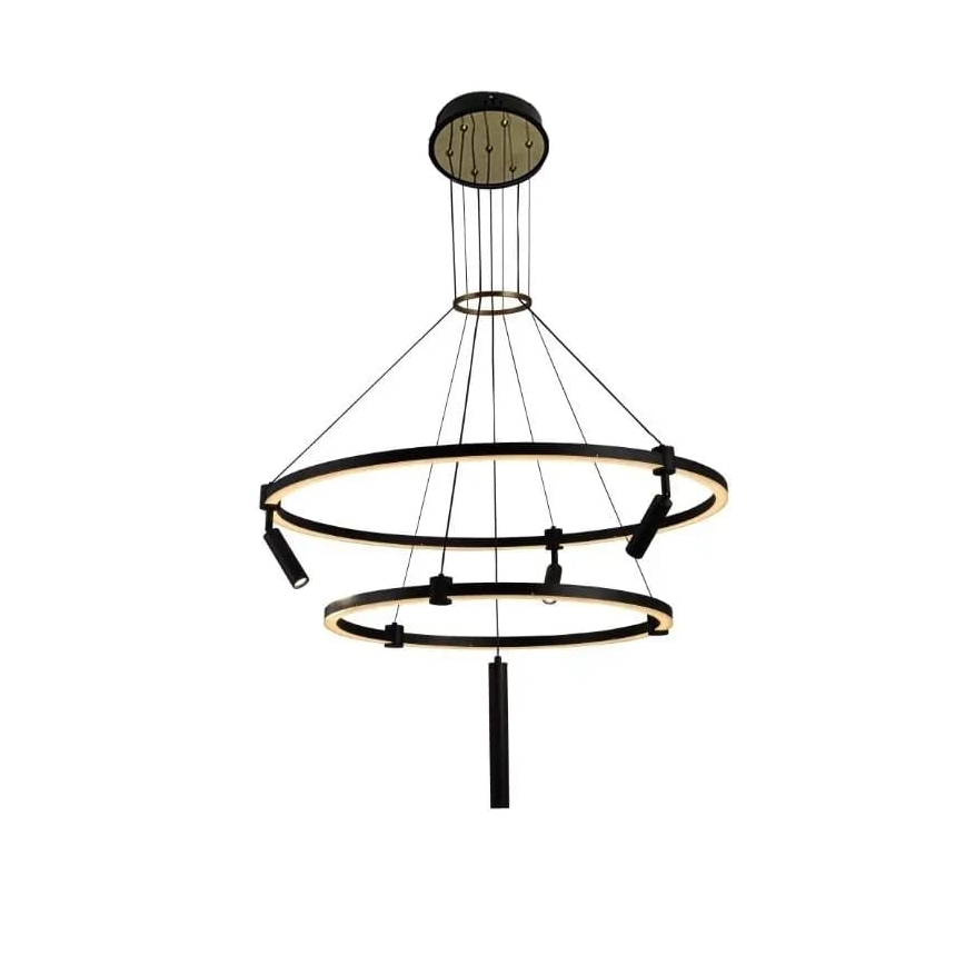 Lampadario a sospensione con filo LED dimmerabile LED/140W/230V 3000-6500K + telecomando