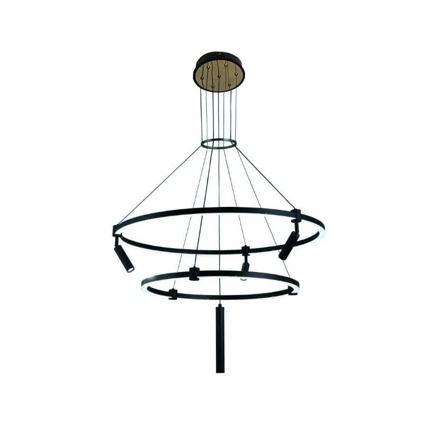 Lampadario a sospensione con filo LED dimmerabile LED/140W/230V 3000-6500K + telecomando