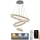 Lampadario a sospensione con filo LED dimmerabile LED/165W/230V 3000-6500K diametro 60 cm + telecomando