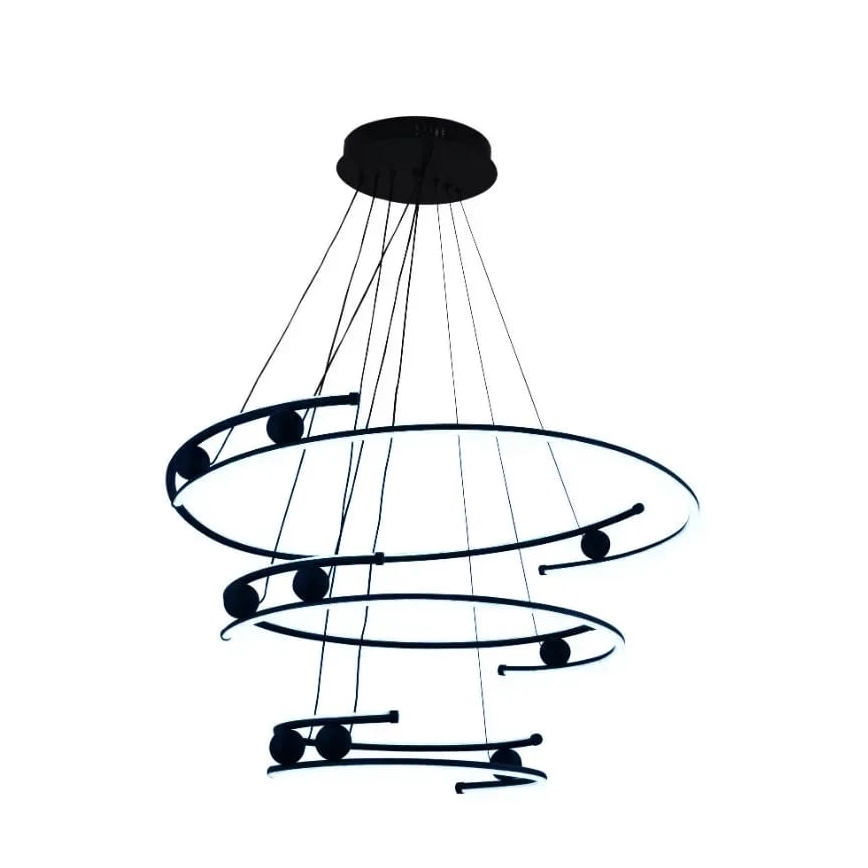 Lampadario a sospensione con filo LED dimmerabile LED/170W/230V 3000-6500K + telecomando
