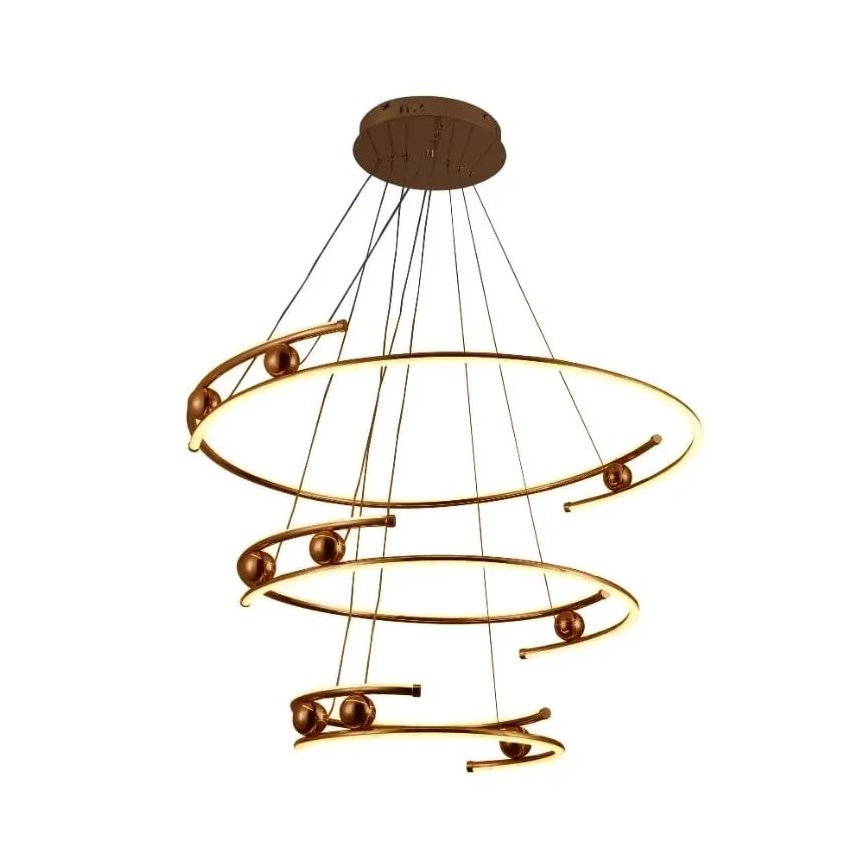 Lampadario a sospensione con filo LED dimmerabile LED/170W/230V 3000-6500K + telecomando