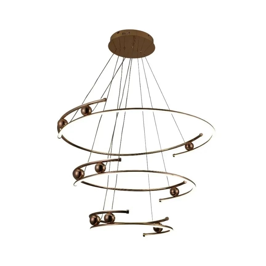 Lampadario a sospensione con filo LED dimmerabile LED/170W/230V 3000-6500K + telecomando