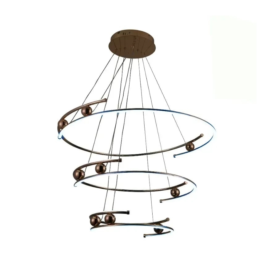 Lampadario a sospensione con filo LED dimmerabile LED/170W/230V 3000-6500K + telecomando