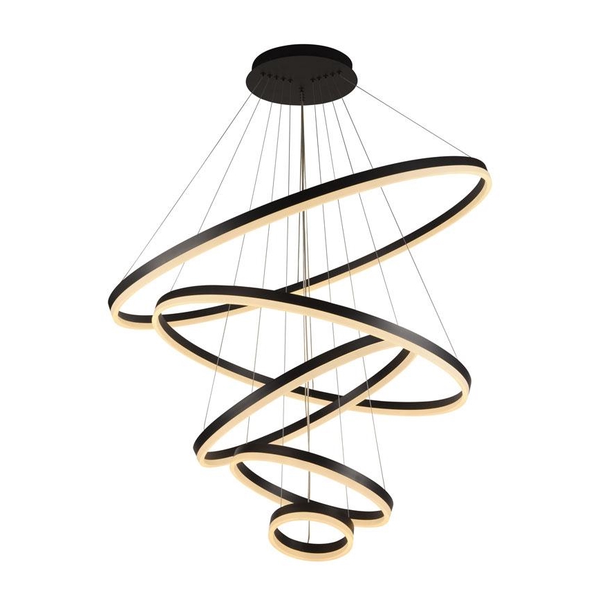 Lampadario a sospensione con filo LED dimmerabile LED/210W/230V 3000-6500K diametro 100 cm + telecomando