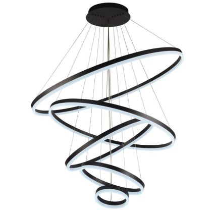 Lampadario a sospensione con filo LED dimmerabile LED/210W/230V 3000-6500K diametro 100 cm + telecomando