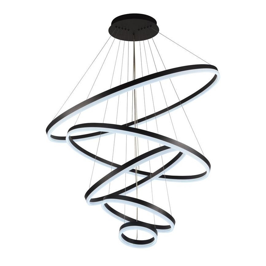 Lampadario a sospensione con filo LED dimmerabile LED/210W/230V 3000-6500K diametro 100 cm + telecomando