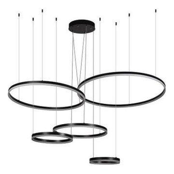 Lampadario a sospensione con filo LED dimmerabile LED/220W/230V 3000-6500K diametro 100 cm + telecomando