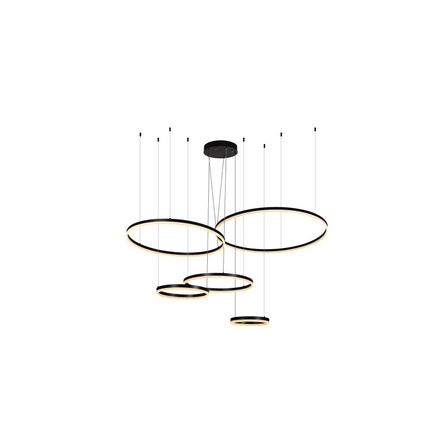 Lampadario a sospensione con filo LED dimmerabile LED/220W/230V 3000-6500K diametro 100 cm + telecomando