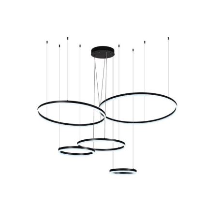 Lampadario a sospensione con filo LED dimmerabile LED/220W/230V 3000-6500K diametro 100 cm + telecomando