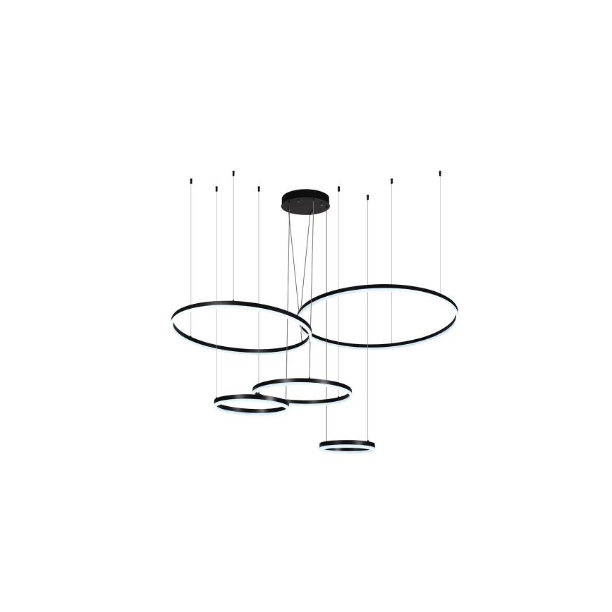 Lampadario a sospensione con filo LED dimmerabile LED/220W/230V 3000-6500K diametro 100 cm + telecomando