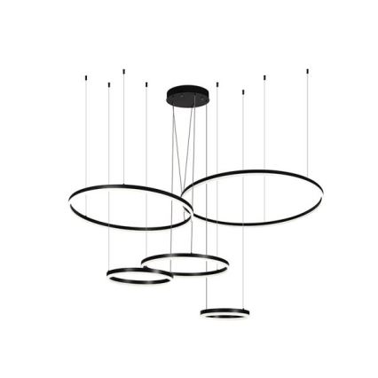 Lampadario a sospensione con filo LED dimmerabile LED/220W/230V 3000-6500K diametro 100 cm + telecomando