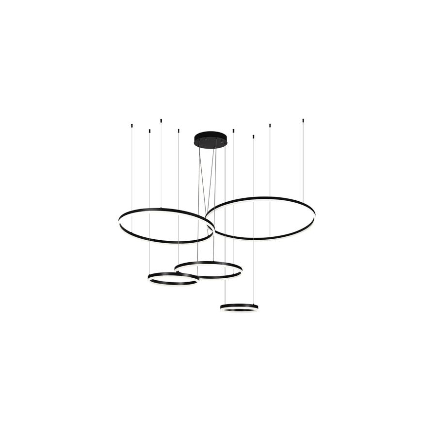 Lampadario a sospensione con filo LED dimmerabile LED/220W/230V 3000-6500K diametro 100 cm + telecomando
